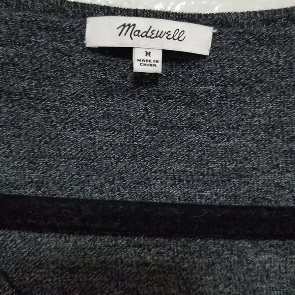 Madewell women's heather gray southstar wool blend, size M. - Picture 6 of 12